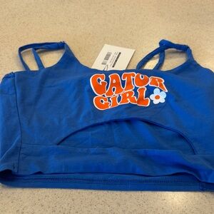Gator Girl Blue Kids Top